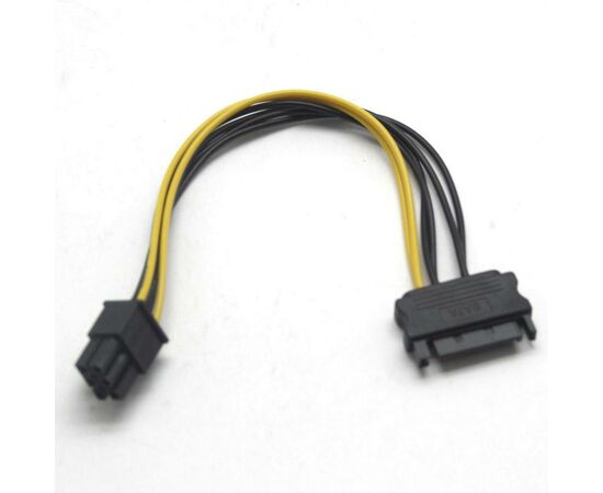 Кабель питания PCI express 6-pin power 0.2m Cablexpert (CC-PSU-SATA), изображение 3 Кабель питания PCI express 6-pin power 0.2m Cablexpert (CC-PSU-SATA), изображение 3