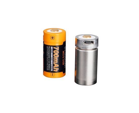Аккумулятор Fenix 16340  700 UP mAh Li-ion micro usb (ARB-L16-700UP), изображение 3 Аккумулятор Fenix 16340  700 UP mAh Li-ion micro usb (ARB-L16-700UP), изображение 3