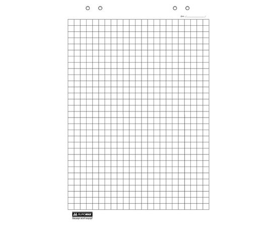 Бумага для флипчарта Buromax 64х90, 20 sheets., square (BM.2297)