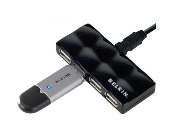 Концентратор Belkin Mobile Hub (F5U701cwBLK), изображение 2 Концентратор Belkin Mobile Hub (F5U701cwBLK), изображение 2