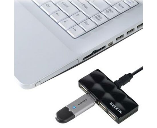 Концентратор Belkin Mobile Hub (F5U701cwBLK), изображение 3 Концентратор Belkin Mobile Hub (F5U701cwBLK), изображение 3