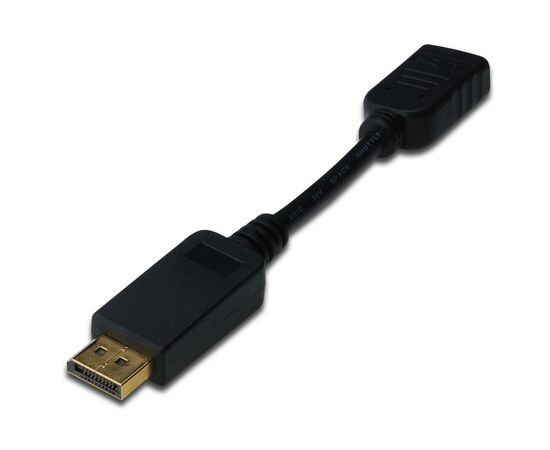 Перехідник DisplayPort to HDMI Digitus (AK-340408-001-S), зображення 2 Перехідник DisplayPort to HDMI Digitus (AK-340408-001-S), зображення 2
