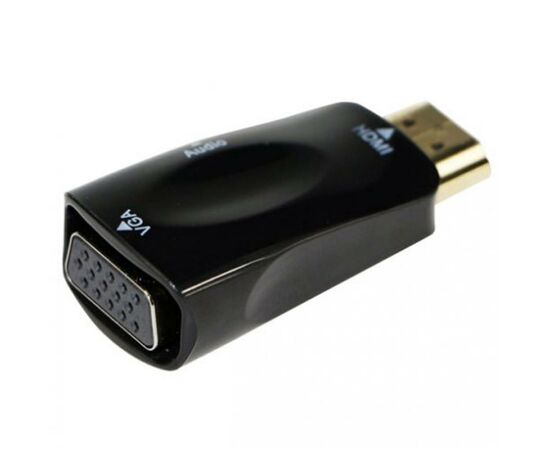 Переходник HDMI to VGA Cablexpert (A-HDMI-VGA-02), изображение 2 Переходник HDMI to VGA Cablexpert (A-HDMI-VGA-02), изображение 2