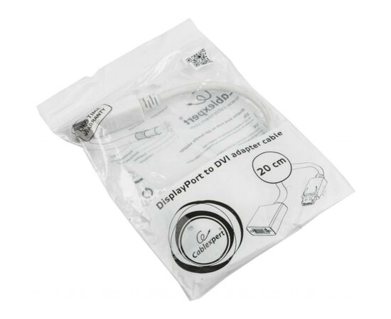 Переходник DisplayPort to DVI Cablexpert (A-DPM-DVIF-002-W), изображение 2 Переходник DisplayPort to DVI Cablexpert (A-DPM-DVIF-002-W), изображение 2