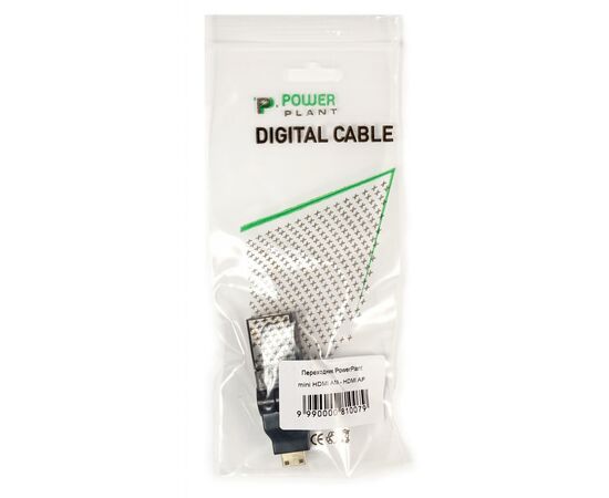 Переходник mini HDMI AM to HDMI AF PowerPlant (KD00AS1300), изображение 5 Переходник mini HDMI AM to HDMI AF PowerPlant (KD00AS1300), изображение 5