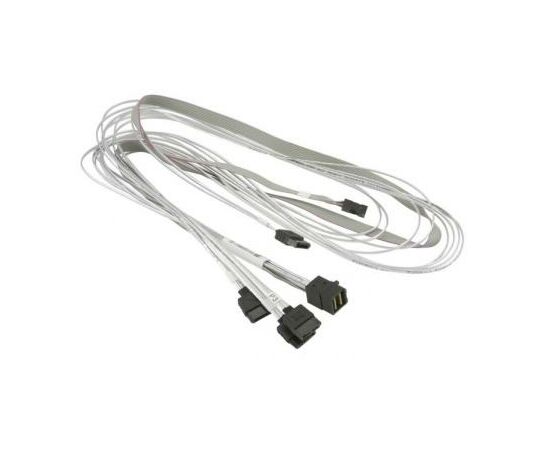 Кабель для передачі даних MiniSAS HD (SFF-8643) to 4xSATA 0.9m w/Sideband Supermicro (CBL-SAST-0556)