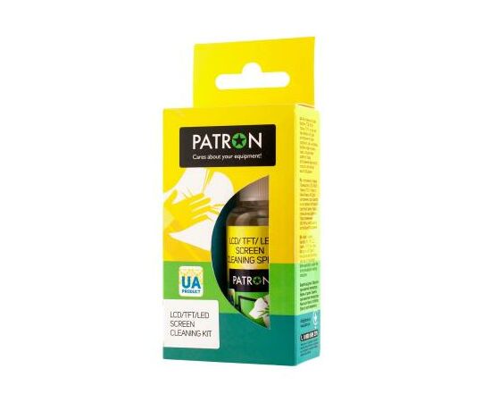 Спрей для очистки Patron Screen spray for TFT/LCD/LED 50мл (F3-015), изображение 3 Спрей для очистки Patron Screen spray for TFT/LCD/LED 50мл (F3-015), изображение 3