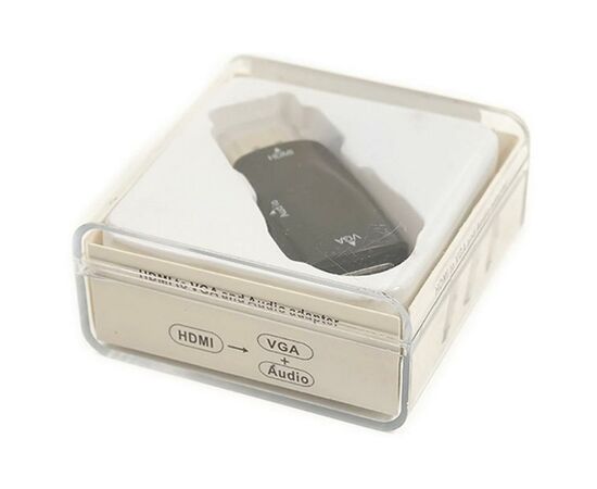 Перехідник HDMI to VGA 0.5m PowerPlant (CA910267), зображення 4 Перехідник HDMI to VGA 0.5m PowerPlant (CA910267), зображення 4