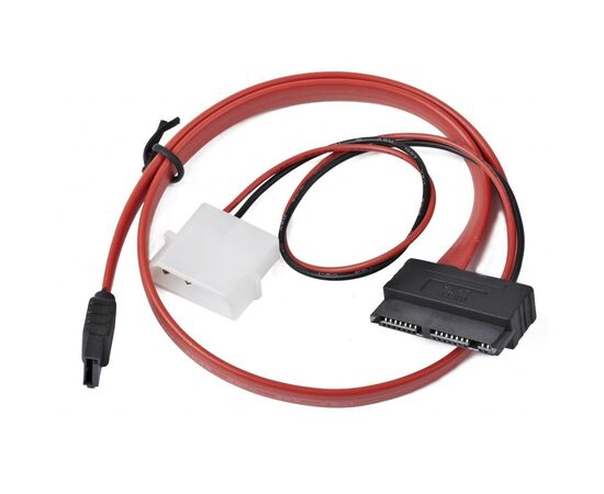 Кабель для передачі даних Molex+SATA to MicroSATA 0.25m Cablexpert (CC-MSATA-001)