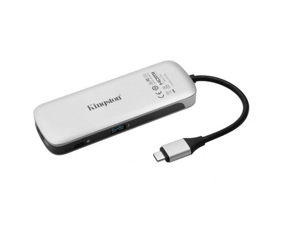 Концентратор Kingston Nucleum USB-C (C-HUBC1-SR-EN), изображение 2 Концентратор Kingston Nucleum USB-C (C-HUBC1-SR-EN), изображение 2