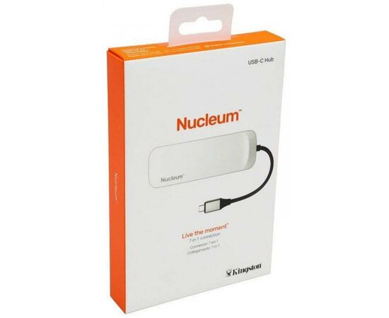 Концентратор Kingston Nucleum USB-C (C-HUBC1-SR-EN), изображение 6 Концентратор Kingston Nucleum USB-C (C-HUBC1-SR-EN), изображение 6