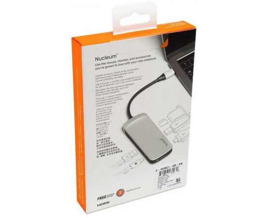 Концентратор Kingston Nucleum USB-C (C-HUBC1-SR-EN), изображение 7 Концентратор Kingston Nucleum USB-C (C-HUBC1-SR-EN), изображение 7