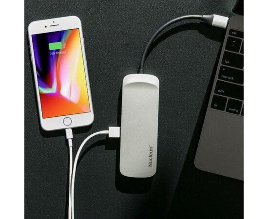 Концентратор Kingston Nucleum USB-C (C-HUBC1-SR-EN), изображение 8 Концентратор Kingston Nucleum USB-C (C-HUBC1-SR-EN), изображение 8