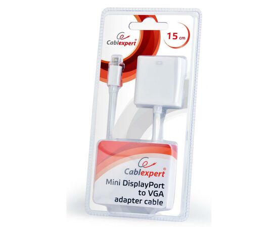 Переходник Mini DisplayPort в VGA Cablexpert (AB-mDPM-VGAF-02-W), изображение 2 Переходник Mini DisplayPort в VGA Cablexpert (AB-mDPM-VGAF-02-W), изображение 2