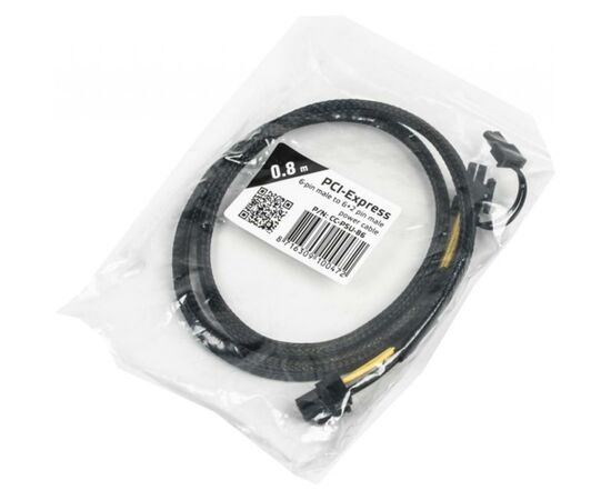 Кабель питания PCI express 6 пин на 6+2 пин Cablexpert (CC-PSU-86), изображение 3 Кабель питания PCI express 6 пин на 6+2 пин Cablexpert (CC-PSU-86), изображение 3
