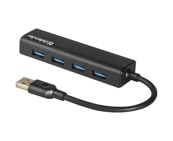 Концентратор Defender Quadro Express USB3.0, 4 port (83204), изображение 2 Концентратор Defender Quadro Express USB3.0, 4 port (83204), изображение 2