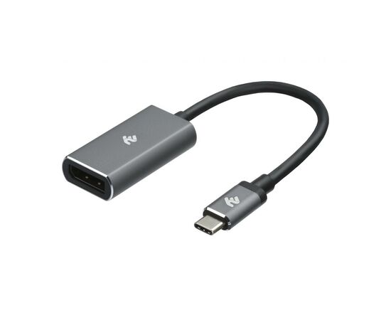 Переходник Type-C to DisplayPort, Alluminum, 0.2м 2E (2E-W1404)
