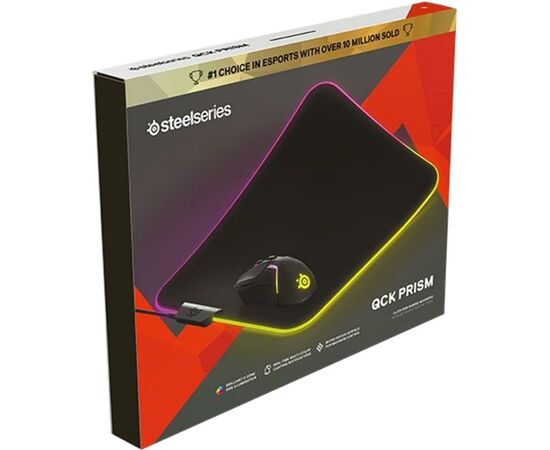 Коврик для мышки SteelSeries QcK PRISM Cloth M (63825), изображение 3 Коврик для мышки SteelSeries QcK PRISM Cloth M (63825), изображение 3