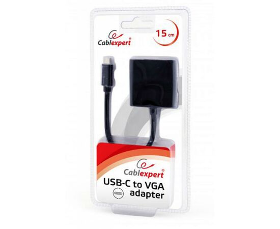Переходник Type-C to VGA Cablexpert (AB-CM-VGAF-01), изображение 2 Переходник Type-C to VGA Cablexpert (AB-CM-VGAF-01), изображение 2