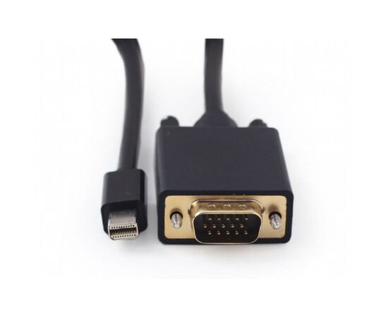 Переходник Mini DisplayPort to VGA Cablexpert (CC-mDPM-VGAM-6), изображение 2 Переходник Mini DisplayPort to VGA Cablexpert (CC-mDPM-VGAM-6), изображение 2