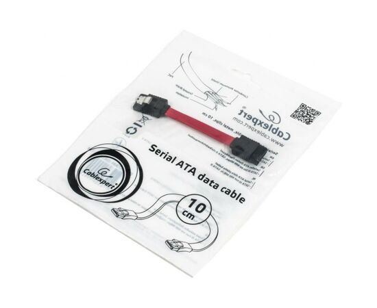 Кабель для передачі даних SATA III 0.1m Cablexpert (CC-SATAM-DATA-0.1M), зображення 2 Кабель для передачі даних SATA III 0.1m Cablexpert (CC-SATAM-DATA-0.1M), зображення 2