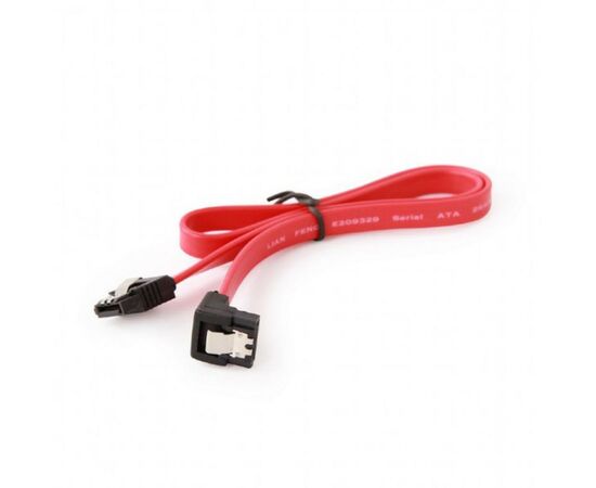 Кабель для передачи данных SATA III 0.1m угловой Cablexpert (CC-SATAM-DATA90-0.1M), изображение 2 Кабель для передачи данных SATA III 0.1m угловой Cablexpert (CC-SATAM-DATA90-0.1M), изображение 2