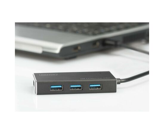 Концентратор Digitus USB 3.0 Hub, 4-port (DA-70240-1), изображение 5 Концентратор Digitus USB 3.0 Hub, 4-port (DA-70240-1), изображение 5
