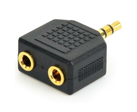 Переходник 3.5мм M/F 2х3.5мм Cablexpert (CCA-415A), изображение 2 Переходник 3.5мм M/F 2х3.5мм Cablexpert (CCA-415A), изображение 2