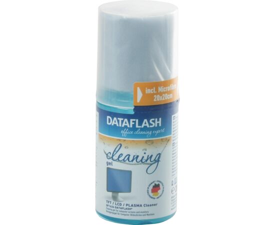 Спрей для очищення DataFlash TFT/LCD 200ml Cleaning Gel + Microfiber 20х20cm (DF1624)