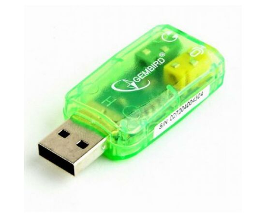 Переходник USB2.0-Audio Gembird (SC-USB-01), изображение 2