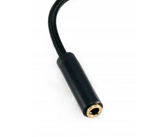 Перехідник Type-C to Audio 3.5mm (Plug-Socket) 0.12m Extradigital (KBA1760), зображення 3 Перехідник Type-C to Audio 3.5mm (Plug-Socket) 0.12m Extradigital (KBA1760), зображення 3