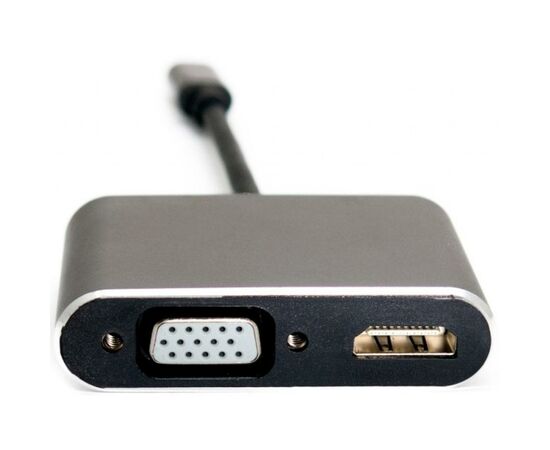 Перехідник Type-C to HDMI / VGA Extradigital (KBV1743), зображення 2 Перехідник Type-C to HDMI / VGA Extradigital (KBV1743), зображення 2