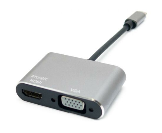Перехідник Type-C to HDMI / VGA Extradigital (KBV1743), зображення 3 Перехідник Type-C to HDMI / VGA Extradigital (KBV1743), зображення 3
