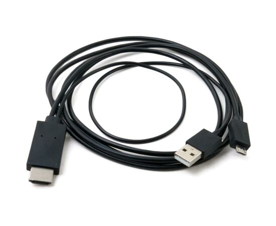 Переходник MHL, microUSB (5pin) M, USB M-HDMI AM (1.8m) Extradigital (KBV1683)