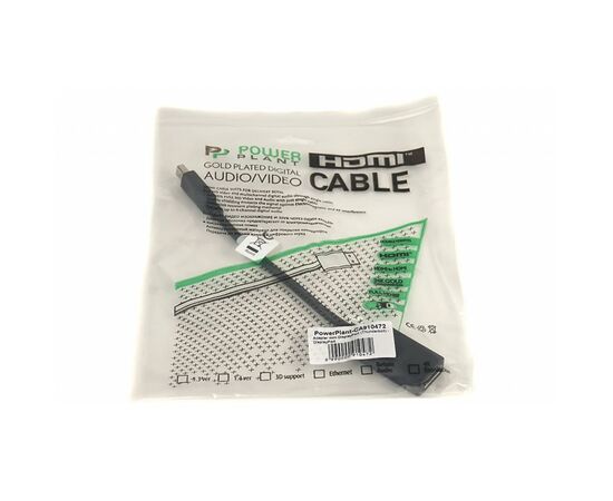 Перехідник mini DisplayPort (Thunderbolt) M — DisplayPort F 0.2m PowerPlant (CA910472), зображення 3 Перехідник mini DisplayPort (Thunderbolt) M — DisplayPort F 0.2m PowerPlant (CA910472), зображення 3