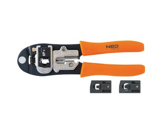 Інструмент Neo Tools для обжима наконечников 4P, 6P, 8P (01-501)