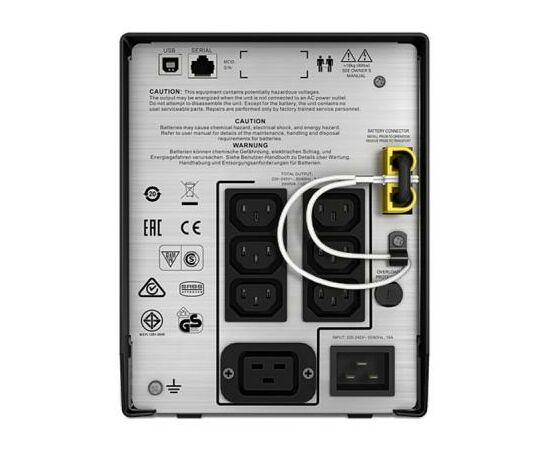 Источник бесперебойного питания APC Smart-UPS C 2000VA LCD 230V (SMC2000I), изображение 2 Источник бесперебойного питания APC Smart-UPS C 2000VA LCD 230V (SMC2000I), изображение 2
