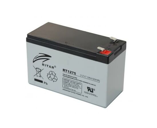 Батарея к ИБП Ritar AGM RT1275, 12V-7.5Ah (RT1275)