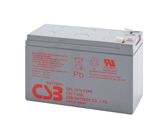 Батарея к ИБП CSB 12В 7.2 Ач (GPL1272F2FR)