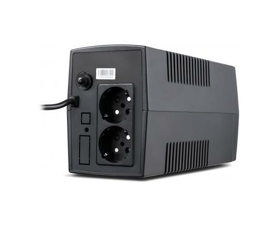 Источник бесперебойного питания Vinga LCD 600VA plastic case (VPC-600P), изображение 3 Источник бесперебойного питания Vinga LCD 600VA plastic case (VPC-600P), изображение 3