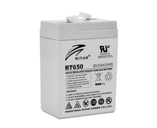 Батарея к ИБП Ritar AGM RT650, 6V-5Ah (RT650)