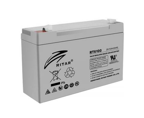 Батарея к ИБП Ritar AGM RT6100, 6V-10Ah (RT6100)