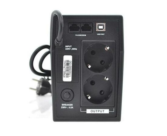 Пристрій безперебійного живлення Ritar RTP650L-U (390W) Proxima-L (RTP650L-U), зображення 3 Пристрій безперебійного живлення Ritar RTP650L-U (390W) Proxima-L (RTP650L-U), зображення 3