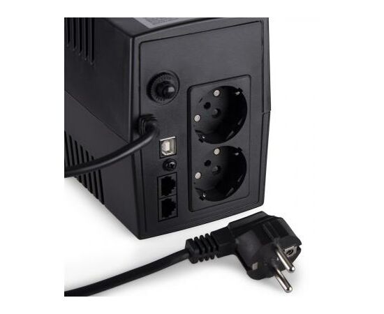 Источник бесперебойного питания Vinga LED 800VA plastic case with USB (VPE-800PU), изображение 10 Источник бесперебойного питания Vinga LED 800VA plastic case with USB (VPE-800PU), изображение 10