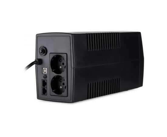 Источник бесперебойного питания Vinga LED 800VA plastic case with USB (VPE-800PU), изображение 4 Источник бесперебойного питания Vinga LED 800VA plastic case with USB (VPE-800PU), изображение 4