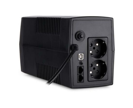 Источник бесперебойного питания Vinga LED 800VA plastic case with USB (VPE-800PU), изображение 5 Источник бесперебойного питания Vinga LED 800VA plastic case with USB (VPE-800PU), изображение 5