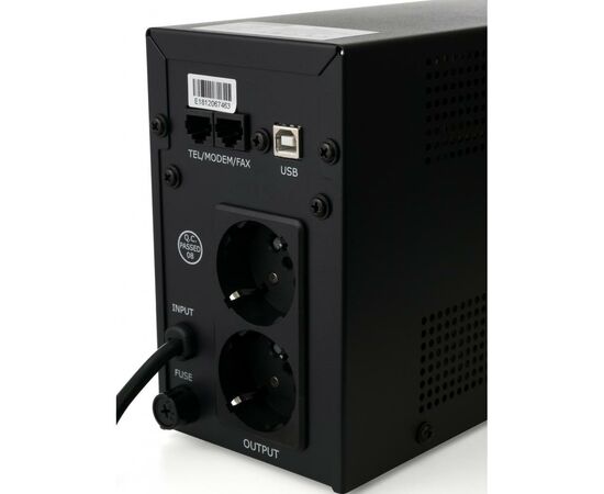 Источник бесперебойного питания Vinga LCD 600VA metal case with USB (VPC-600MU), изображение 7 Источник бесперебойного питания Vinga LCD 600VA metal case with USB (VPC-600MU), изображение 7