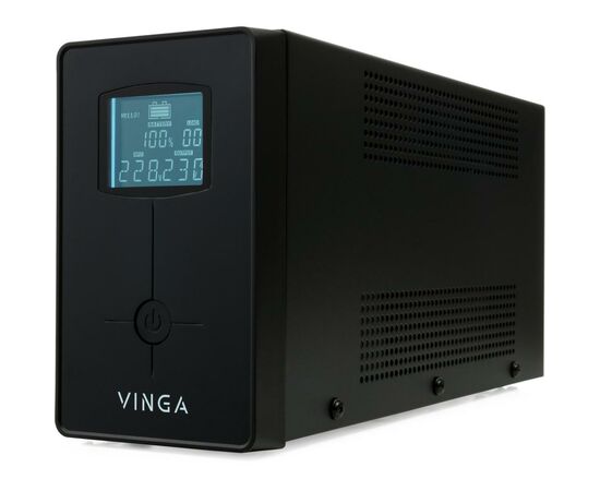 Источник бесперебойного питания Vinga LCD 600VA metal case with USB (VPC-600MU)