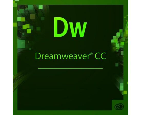 ПЗ для роботи з WEB Adobe Dreamweaver CC teams Multiple/Multi Lang Lic Subs New 1Year (65297796BA01A12)