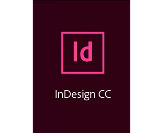 ПЗ для мультимедіа Adobe InDesign CC teams Multiple/Multi Lang Lic Subs New 1Year (65297582BA01A12)